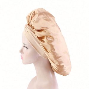 Ready to Ship Soft Silky Satin Adjustable <b>Tie</b> Bonnets Braid Bonnet Custom Extra Long Bonnet with Wide Long <b>Tie</b> Daily Unisex - Product Image 4
