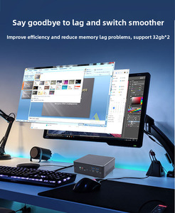 Intel Core 11th Thin Client Mini Pc integrato compatibile con WiFi I3 1115 b0 Linux <span class=keywords><strong>Desktop</strong></span> Home Office gioco a doppia porta di rete Mini PC - Product Image 3