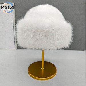 Bán Buôn Phụ Nữ Mới Mông Cổ Xô Cap Với Dày Ấm Giả Lông Chồn Tóc Thời Trang <span class=keywords><strong>Hat</strong></span> Tại Chỗ - Product Image 1