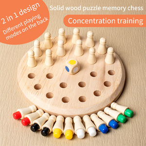 Juguetes educativos <span class=keywords><strong>para</strong></span> hacer ejercicio, <span class=keywords><strong>juegos</strong></span> de ajedrez de <span class=keywords><strong>memoria</strong></span> <span class=keywords><strong>para</strong></span> niños y juguetes Montessori, juguetes de madera <span class=keywords><strong>para</strong></span> bebés, escuela <span class=keywords><strong>para</strong></span> niños - Product Image 2