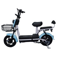 Popular bicicleta eléctrica para adultos, uso urbano, Ebike, motor de 350W, E-Scooter Street Riding, 48V12ah, cargador extraíble, ciclomotor eléctrico