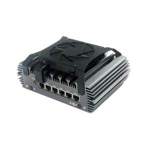 Ficep Core i5 i7 Fanless Industrial pc 6LAN Firewall Router pfsense mini pc