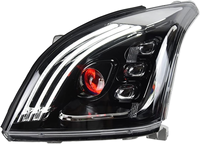 Para Toyota PRADO 2003-2009, Conjunto de Faros Delanteros LED Modificados, Repuesto de Faros para Automóvil, Suministro de Fábrica, Piezas de Automóvil - Un Par