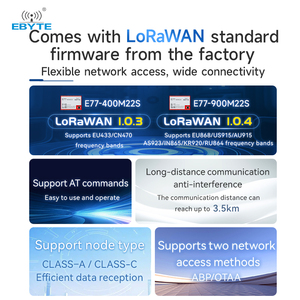 Ebyte ODM E77 Series Low Power Wireless Radio Frequency Module LoRaWAN Node Module 433Mhz 915Mhz 22dBm Lora ModuleTest Suite - Product Image 3