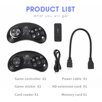 Consolas de Videojuegos Inalámbricas para MD Game Stick Consola de Video 2.4G para Sega Genesis Compatible con HDMI