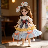 Vêtements de poupée BJD en plastique de 30 cm, robe de princesse Lolita de style occidental, robe mignonne multi-articulée et mobile, jouet à habiller, cadeau d'anniversaire