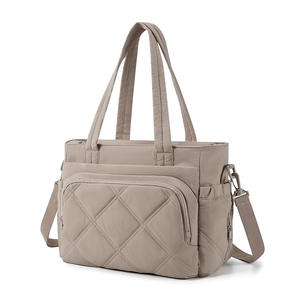 <span class=keywords><strong>Sac</strong></span> à lunch personnalisé matelassé pour femmes multi-poches <span class=keywords><strong>sac</strong></span> fourre-tout de pique-nique tendance - Product Image 6