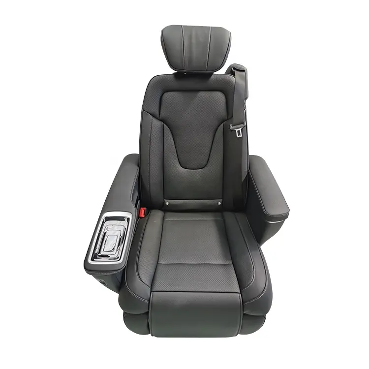 Siège de voiture électrique ergonomique en cuir, pour voiture, avec oreiller de tête, bon marché, 1 pièce