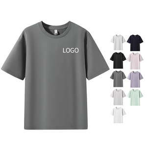 Kid and Adult Size Multicolor Plain Black <b>Tshirt</b> Gym <b>Tshirt</b> Plain <b>Tshirts</b> for Printing - Product Image 1