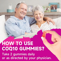 OEM/ODM Private Label CoQ10 Gummies Hartgezondheid Cardiovasculaire Ondersteuning Celenergie Dagelijkse Welzijnssupplement