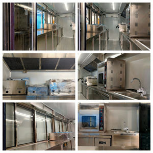 Vehículo Versátil de Acero Inoxidable para Venta de Alimentos, Estaciones de Hot Dogs y Helados, 4 Estantes para Mercados al Aire Libre y Calle - Product Image 4