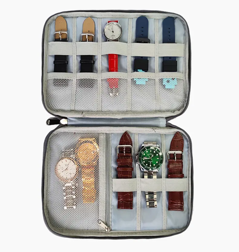 Watch Organizer Case Multifunction Portable Travel for Apple Watch Strap Band Storage Bag Watchband Holder Case Pouch Straps Bag