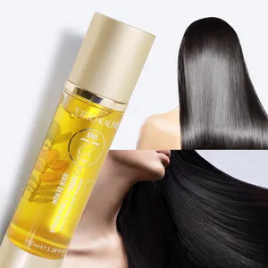 Castor Oil Silky Finish and Brilliant Shine Hair Serum Hair Product 100ml Organic Rosemary Argan Tea Tree Oil 2-IN-1