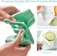 2024 Hoe vente 6 groupes de spécifications silicone été bricolage enfants maison crème glacée Silicone matériel moule artefact