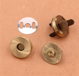 Cloxy <span class=keywords><strong>Brass</strong></span> Túi Phần Cứng 14/18Mm Vô Hình <span class=keywords><strong>Fastener</strong></span> Khóa <span class=keywords><strong>Brass</strong></span> Nam Châm Nút Cho Túi Áo Da Thủ Công <span class=keywords><strong>Brass</strong></span> Snap Nút - Product Image 4
