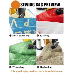 Mini Semi-<b>Automatic</b> Electric Bag Closer <b>Sewing</b> <b>Machine</b> Model 25# for Apparel & Textiles - Product Image 5