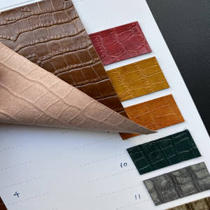 Commercio all'ingrosso PVC <span class=keywords><strong>coccodrillo</strong></span> modello di pelle tessuto impermeabile in pelle artificiale per la borsa scarpe mobili cuscini decorativi divano - Product Image 1
