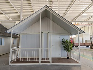 Gable Roof Steel Structure Container <b>House</b> Prefab Building European Design Villa Hotel 20/40' Container Comfortable Living Space - Product Image 2