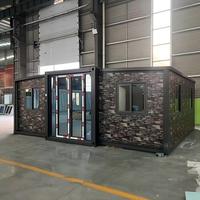 Casa Contenedor Expandible de 20 pies en Oferta, 2 Dormitorios, Baño Completo, Cocina, Villa Prefabricada, Casa Pequeña para Hotel o Resort, Certificación CE