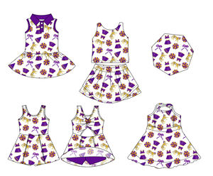 Jupe-short décontractée personnalisée pour enfants, style sportif, en mélange coton-élasthanne, printemps-automne - Product Image 6