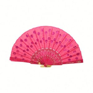 Abanico Plegable Ecológico de Plástico para Fiestas y Eventos, Ideal para Artículos Promocionales - Product Image 3