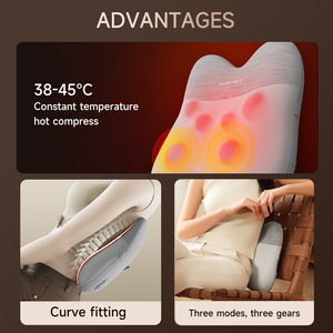 Masajeador de espalda y <span class=keywords><strong>cuello</strong></span> <span class=keywords><strong>Homedics</strong></span>, masajeador de silla de masaje rodante y amasado profundo, masajeador de silla para uso doméstico de oficina - Product Image 6