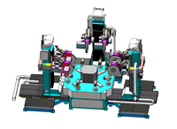 Machine de polissage CNC multi-stations à 6 axes pour robinets, poignées de porte, pièces de vélo, pieds de meubles métalliques avec pulvérisation automatique de cire