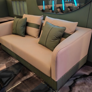 Ensemble de canapés pour boîte de nuit avec structure en acier inoxydable - Mobilier KTV de qualité commerciale pour projets de grande envergure - Product Image 2