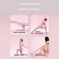 Bandes d'exercice en latex naturel Modèle L1 pour la gym, le fitness, l'entraînement du dos, l'amincissement, le yoga et les étirements du dos et des épaules