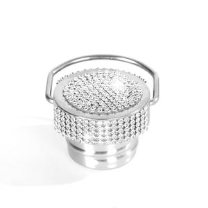 Bouteille d'eau en diamant en gros, acier inoxydable, strass, thermos en diamant brillant - Product Image 2