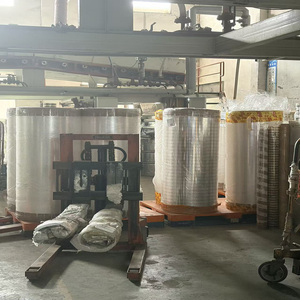 Factory Adhesive Paper Film Jumbo Roll <strong>Packing</strong> BOPP <strong>Tape</strong> Waterproof 1280mm*4000m 45mic/50mic/52mic <strong>Brown</strong> Yellowish Blue Etc. - Product Image 4