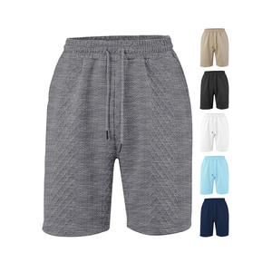 Pantalones Cortos de Verano para Hombre TK, Holgados, Transpirables, Microelásticos, con Cordón Ajustable, Jacquard Recto, Tallas Grandes, Ropa Casual - Product Image 1