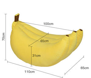 Sillón de Descanso para Dormitorio, Amarillo, <span class=keywords><strong>Respaldo</strong></span> Cómodo, Sofá Individual Pequeño, Forma de Plátano, Puff - Product Image 6