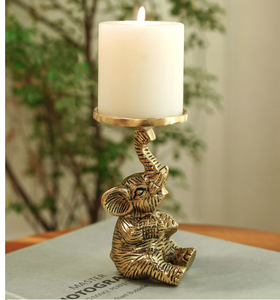 <b>Elephant</b> Pillar For Home Decor <b>Candle</b> Holder With Intricate Handmade Stand for Christmas & Festival High Quality <b>Candle</b> Holder - Product Image 2