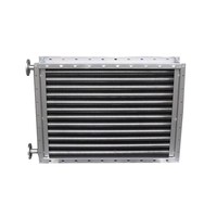 Tube à ailettes en aluminium de qualité alimentaire SS304 SS316 pour chauffage d'air, idéal pour salles de séchage alimentaire, déshydrateurs de fruits et légumes, et tours de séchage par pulvérisation