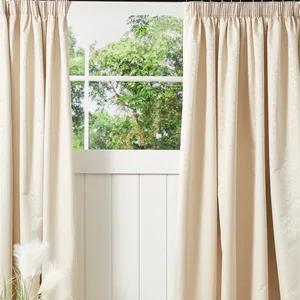 coated eyelet window curtains /pencil pleat window curtains