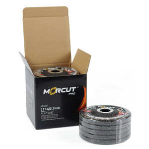 200pcs trong CTN 4.5inch 115mm Đường kính 7/8 inch 22mm lỗ kích thước Grit 80 độ cứng cao OEM Zirconia Flap đĩa mài bánh xe - Product Image 4