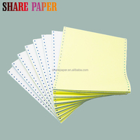 Papel Continuo 9.5x11 Pulgadas, 3 Copias, Papel Autocopiativo para Computadora 240x280mm, Papel NCR para Oficina y Escuela