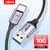 OEM 60W pengisian daya Cepat 10Gbps USB a ke kabel Data Tipe C 10Gbps untuk Samsung untuk Xiaomi untuk Huawei stok pesanan jumlah besar