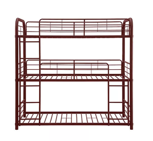 Camas Triples Modernas de Metal Resistente, Ahorro de Espacio, con Barandas de Seguridad, para Adultos, Escuelas y Hoteles, Venta al Por Mayor de Fábrica Original - Product Image 3
