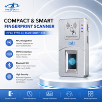 HFSecurity HF-7000 BLE Lector de Huellas Dactilares con SDK de Software Gratuito, Lector RFID con USB Tipo-C, SDK Gratuito