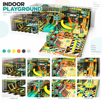 Équipement d'amusement intérieur personnalisé sur le thème de la galaxie, aire de jeux pour enfants multi-zones, centre commercial clé en main pour centre commercial FEC