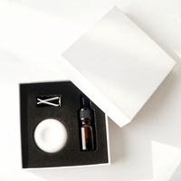 Diffuseur d'arômes en céramique ronde fait main en porcelaine, diffuseur d'huiles essentielles parfumées, clip de ventilation de voiture parfumé, désodorisant d'air