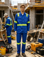 Veste de travail haute visibilité réfléchissante CE pour l'extérieur, pour ingénieurs et ouvriers industriels, vêtements de sécurité haute visibilité