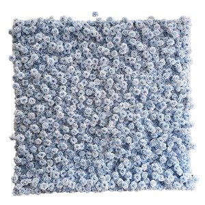 High Density 3D <b>Flower</b> Panel Realistic Rose <b>Flower</b> <b>Wall</b> Waterproof Floral Backdrop For Wedding Party Outdoor Event Decoration - Product Image 2