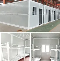 Maison conteneur pliable extensible à assemblage rapide, spécifications australiennes, respirante, 2 chambres, maison préfabriquée mobile et bureau de chantier
