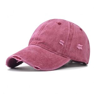 Casquette personnalisée en tissu 100% coton ciré effet vieilli, broderie sublimée, visière incurvée, boucle métallique américaine, pour hommes et femmes, style tendance - Product Image 6