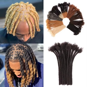 Dreadlocks di <span class=keywords><strong>Capelli</strong></span> Umani per Uomo, Estensioni Dreadlock <span class=keywords><strong>Rasta</strong></span>, <span class=keywords><strong>Capelli</strong></span> Veri per Uomo, Estensioni Loc in Veri <span class=keywords><strong>Capelli</strong></span> Umani - Product Image 2