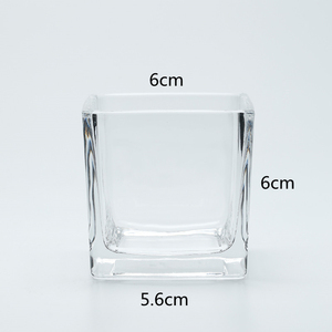 En gros, Porte-bougie en verre transparent épaissi pour aromathérapie, récipient simple pour bougies <span class=keywords><strong>maison</strong></span> et lanternes domestiques - Product Image 6