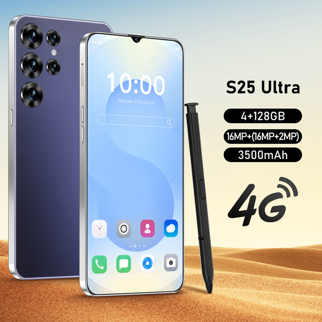 YPORANGECHENG K100-S25 Ultra Octa Core 4G LTE Smartphone 4GB 128GB 3500mAh Spanish Support Dual SIM + TF Card Slots Hot Sale